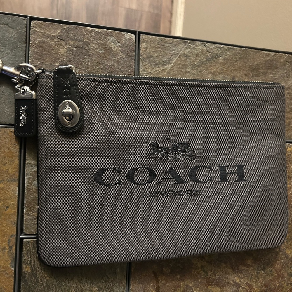 Coach Brown Textured Leather Backpack - image 1